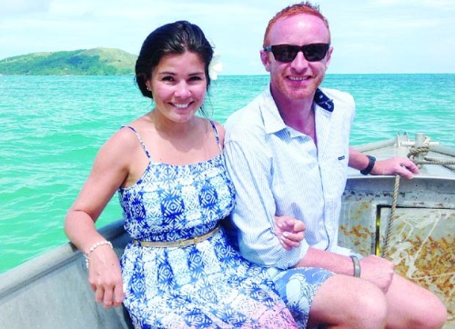 Ben Ryan and wife Natalie. Photo: The Rugby Paper
