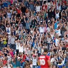 171,000 fans attended the Rugby Sevens event at Ibrox Stadium during the 2014 Commonwealth Games in Glasgow